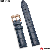 Pulsera Huawei Azul de smartwatch de Cuero auténtico 22mm de calidad