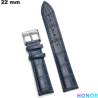 Pulsera Honor de smartwatch Azul 22 mm Cuero auténtico barato