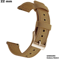 Armband 22 mm Braun für günstige Samsung Smartwatch