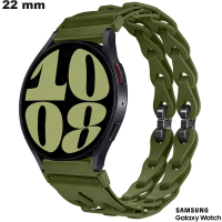 Venta Pulsera 22 mm de Caucho para reloj inteligente Verde Samsung