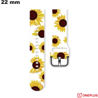 Pulsera Tournesol de Caucho 22 mm OnePlus Blanca de calidad