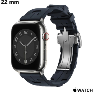 Acheter Bracelet Apple Watch Caoutchouc anti-choc Noir 22mm