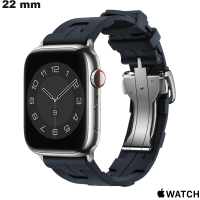 Acheter Bracelet Apple Watch Caoutchouc anti-choc Noir 22mm