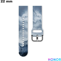 Pulsera Vagues Caoutchouc Honor 22mm Azul | Calidad Premium