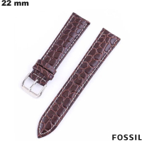 Venta de pulsera de smartwatch Fossil de cuero genuino de 22 mm en marrón