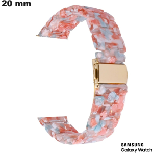 Pulsera para reloj Rosa Resina Samsung 20 mm | Envío Rápido
