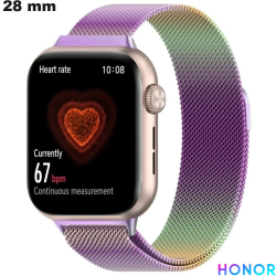 Bracelet Multicolore 28mm de smartwatch Acier Honor