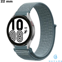 Pulsera Azul reloj inteligente Nylon 22 mm Haylou de calidad