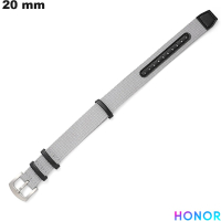 20mm Gray Nylon Smartwatch Bracelet Honor - Easy Assembly
