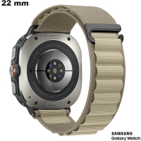 Cheap 22 mm Green Fabric Flexible Samsung Watch Bracelet