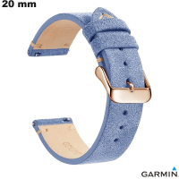 Bracciale Garmin in vera pelle per smartwatch Blu economico