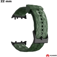 Acheter Bracelet Huawei Caoutchouc montre connectée Vert 22 mm
