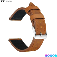 Vendita Bracciale Honor Marrone per smartwatch 22mm Pelle vero