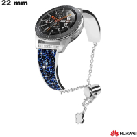Armband 22mm Silber Metall starr Huawei ● Einfache Montage