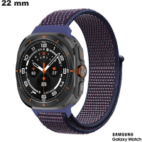 Buy Blue Nylon Watch Band 22 mm for Samsung Smartwatch