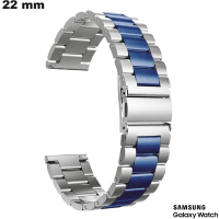 Armband 22mm Edelstahl Samsung Silber \ Versand in 24h