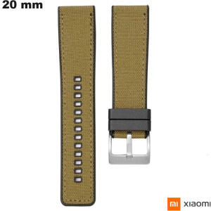 Bracciale per orologio Marrone 20 mm Xiaomi Gomma economico