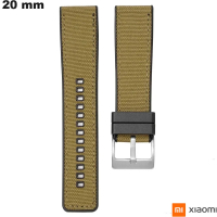 Bracelete de relógio Marrom 20 mm Xiaomi Borracha barato