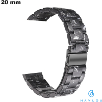 Bracelet Haylou smartwatch Noir Résine 20 mm  /  Livraison Gratuite