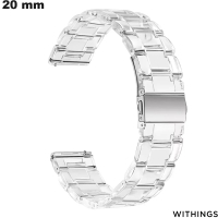 Armband 20mm Transparent für günstige Withings Smartwatch