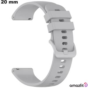 Venta de pulsera Amazfit reloj inteligente de caucho gris