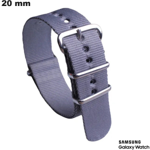 Armband aus grauem Stoff für 20 mm Samsung Uhren \ Kostenloser Versand ab 20€ Armband aus grauem Stoff für 20 mm Samsung Uhren \ Kostenloser Versand ab 20€
