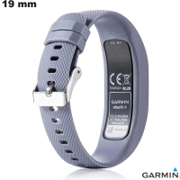 Venda de Bracelete 19mm para Relógio de Silicone Garmin Cinza (Vivofit 4)