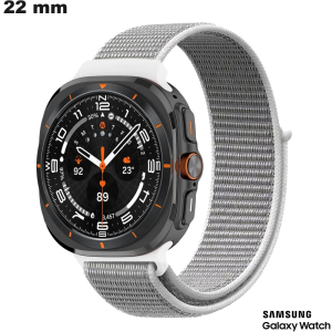 Armband Kratzer Samsung Uhr Grau Stoff 22mm \ Versand 24h