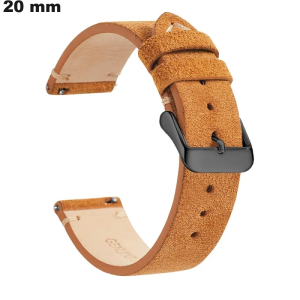 Armband Bruin voor Horloge 20 mm Echt Leer - Beste Prijs
