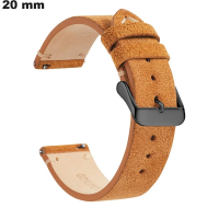 Armband Bruin voor Horloge 20 mm Echt Leer - Beste Prijs