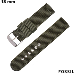 Pulsera de Tela Fossil outdoor 18mm Verde reloj