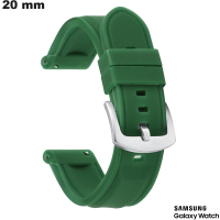 Armband aus grünem Silikon für 20 mm Samsung Smartwatch kaufen