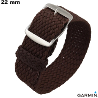 Pulseira de 22 mm Garmin Nylon Marrom para relógio inteligente barato