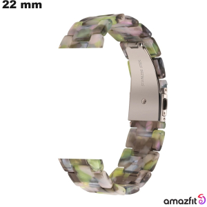 Bracelet Résine Vert pour montre Amazfit 22mm