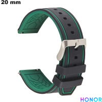 Bracciale in Caucciù Nero per orologio 20 mm Honor economico