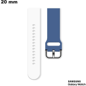 Armband Blau Gummi Samsung 20mm Smartwatch günstig