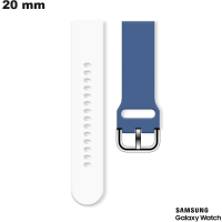 Armband Blau Gummi Samsung 20mm Smartwatch günstig