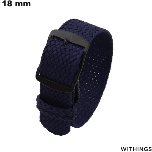 Armband 18mm Bluetooth-Uhr Blau Nylon Withings günstig