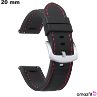 Venta Pulsera 20 mm Silicona Amazfit Negra reloj inteligente