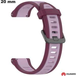 Pulsera de 20 mm Violeta de smartwatch de silicona Huawei barata