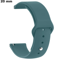 Uhrenarmband Blau 20mm Gummi | Kostenloser Versand ab 20€