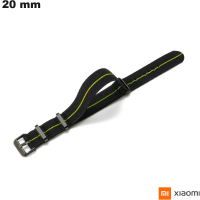 Pulseira Preta Xiaomi Nylon smartwatch 20mm ● Envio em 24h