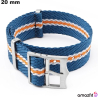 Pulsera Amazfit de reloj inteligente 20mm Azul Tela barata