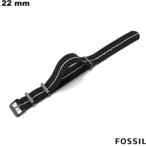 Armband für Fossil Uhren 22 mm Schwarz: Schnelle Lieferung