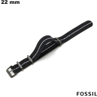 Armband für Fossil Uhren 22 mm Schwarz: Schnelle Lieferung