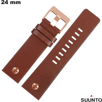 Verkoop Smartwatch Horloge Herenband Echte Leer 24mm Suunto Bruin