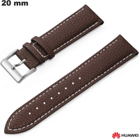 Qualitäts-Armband für Huawei Smartwatch, braun, 20 mm