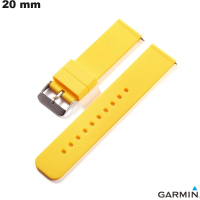 Bracelete para relógio ondulado 20mm Amarelo Silicone Garmin barato