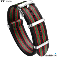 Venda de Pulseira para Relógio Preto Tecido Nato 22mm Garmin