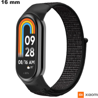 Pulseira Preta Nylon 16mm relógio Xiaomi / Frete Grátis a partir de 20€